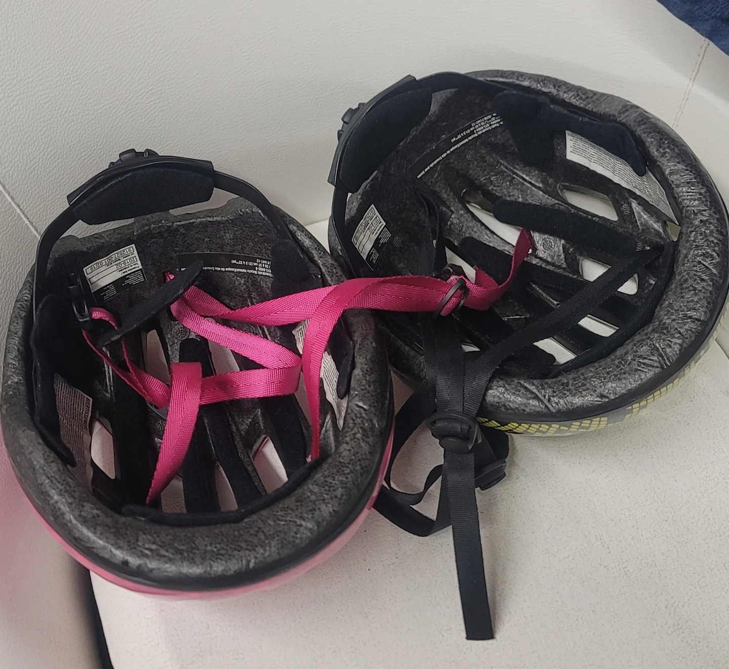 Two Kids Bike Helmets - Pink & Yellow/Black - photo 2
