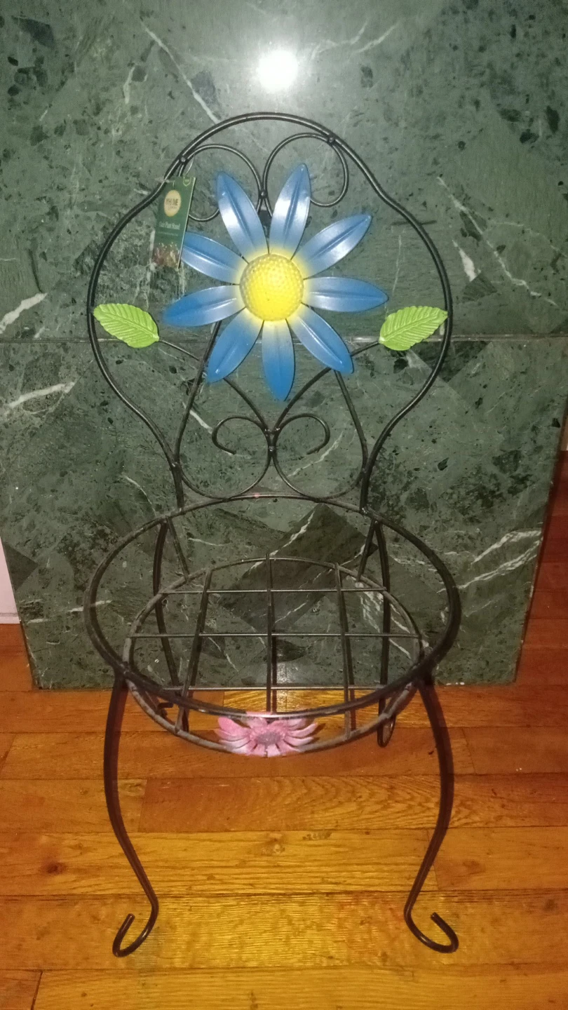 Metal Flower Plant Stand