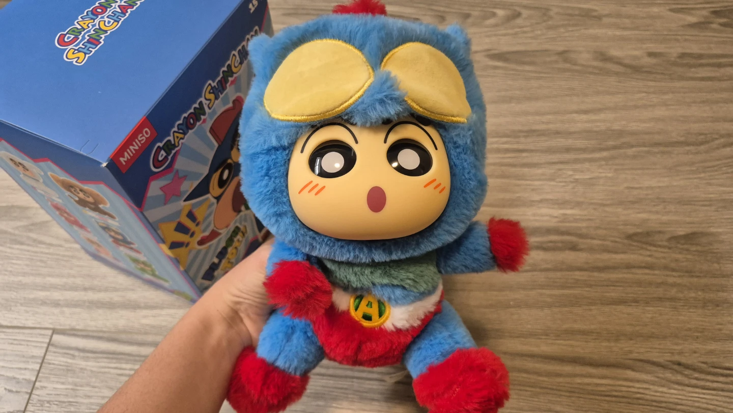 MINISO Crayon Shin-chan Action Mask Plush Toy (with Box)