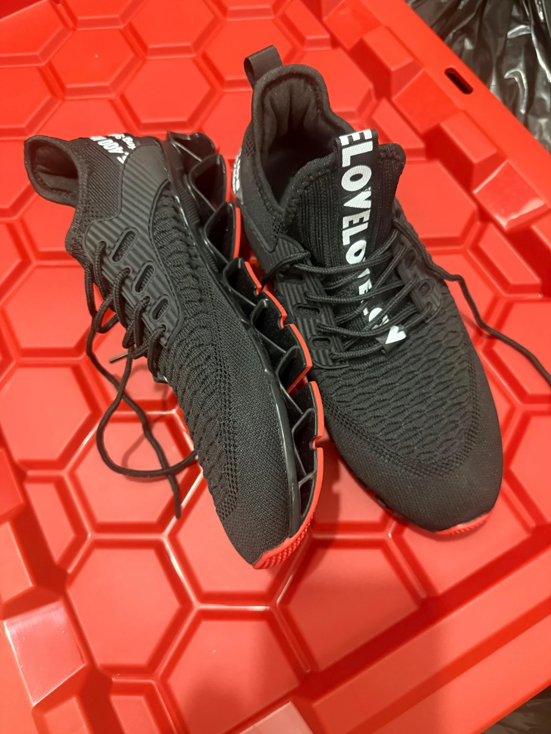 Men's Black Athletic Height Shoes Not Worn Didn't fit - photo 3