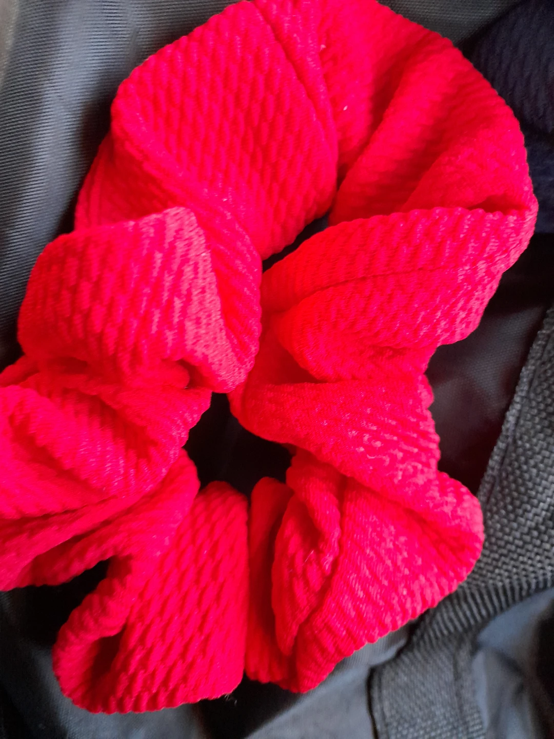 Set of 3 Scrunchies - Blue, Pink, White - photo 4