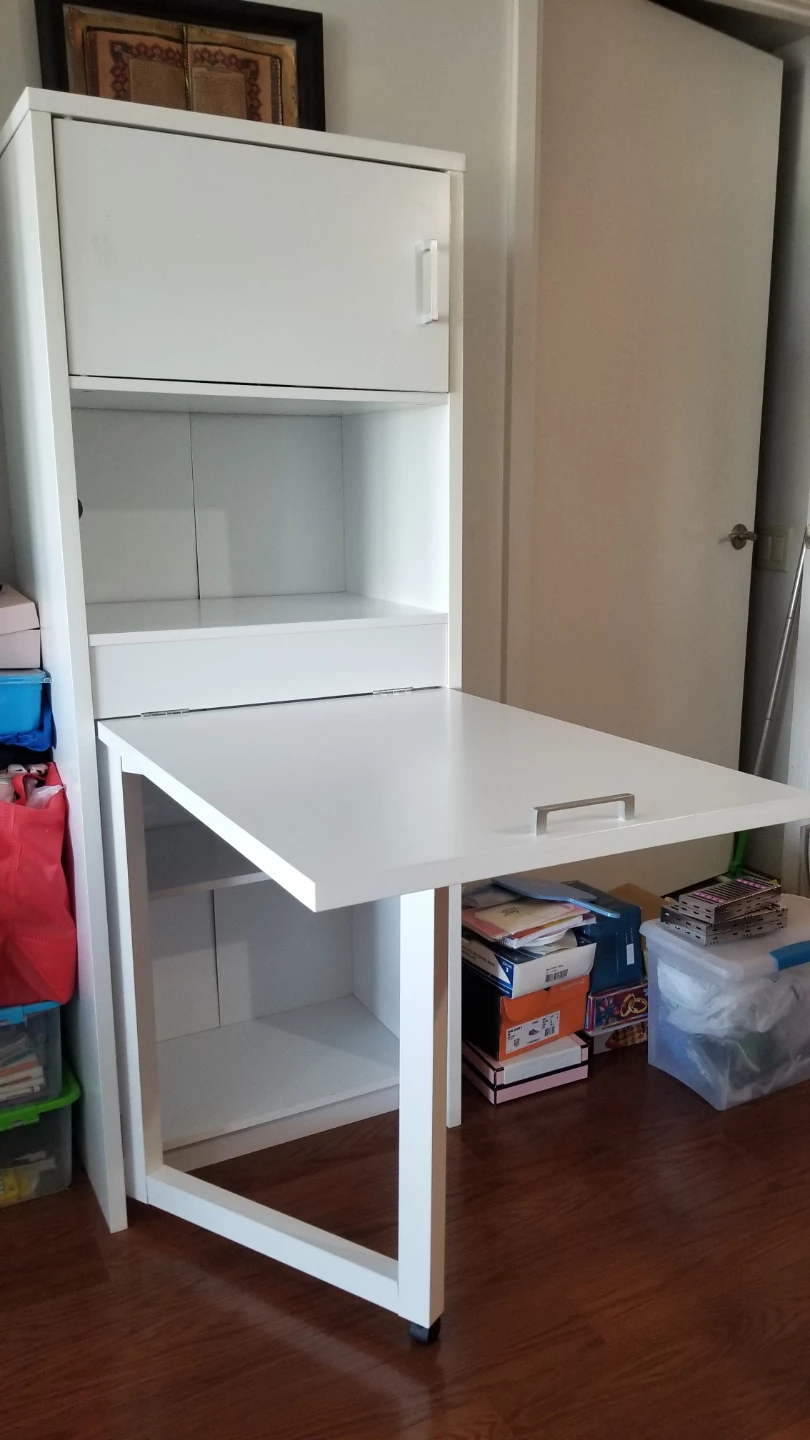 Brassex Bookcase with Desk.Urgent PU:June 01