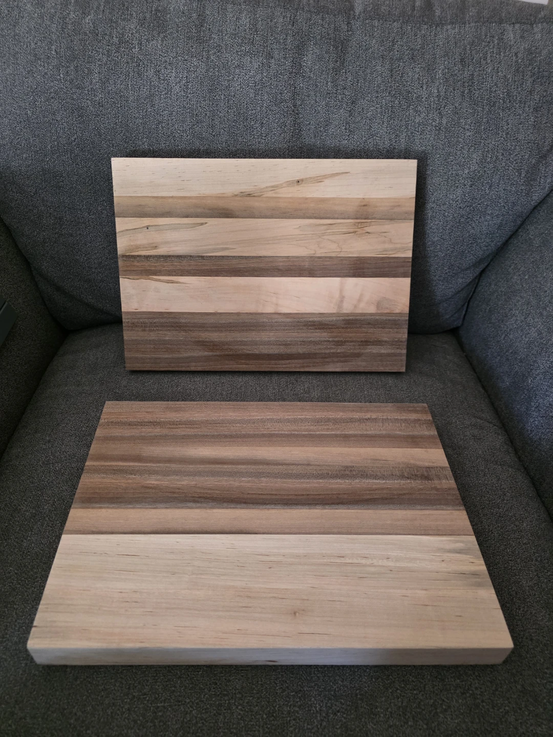 2 hand made cutting/ charcuterie board