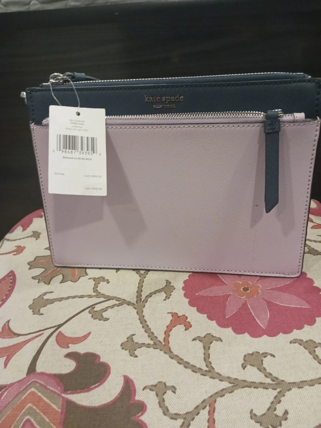 Kate Spade New York Crossbody Bag - Pink and Navy