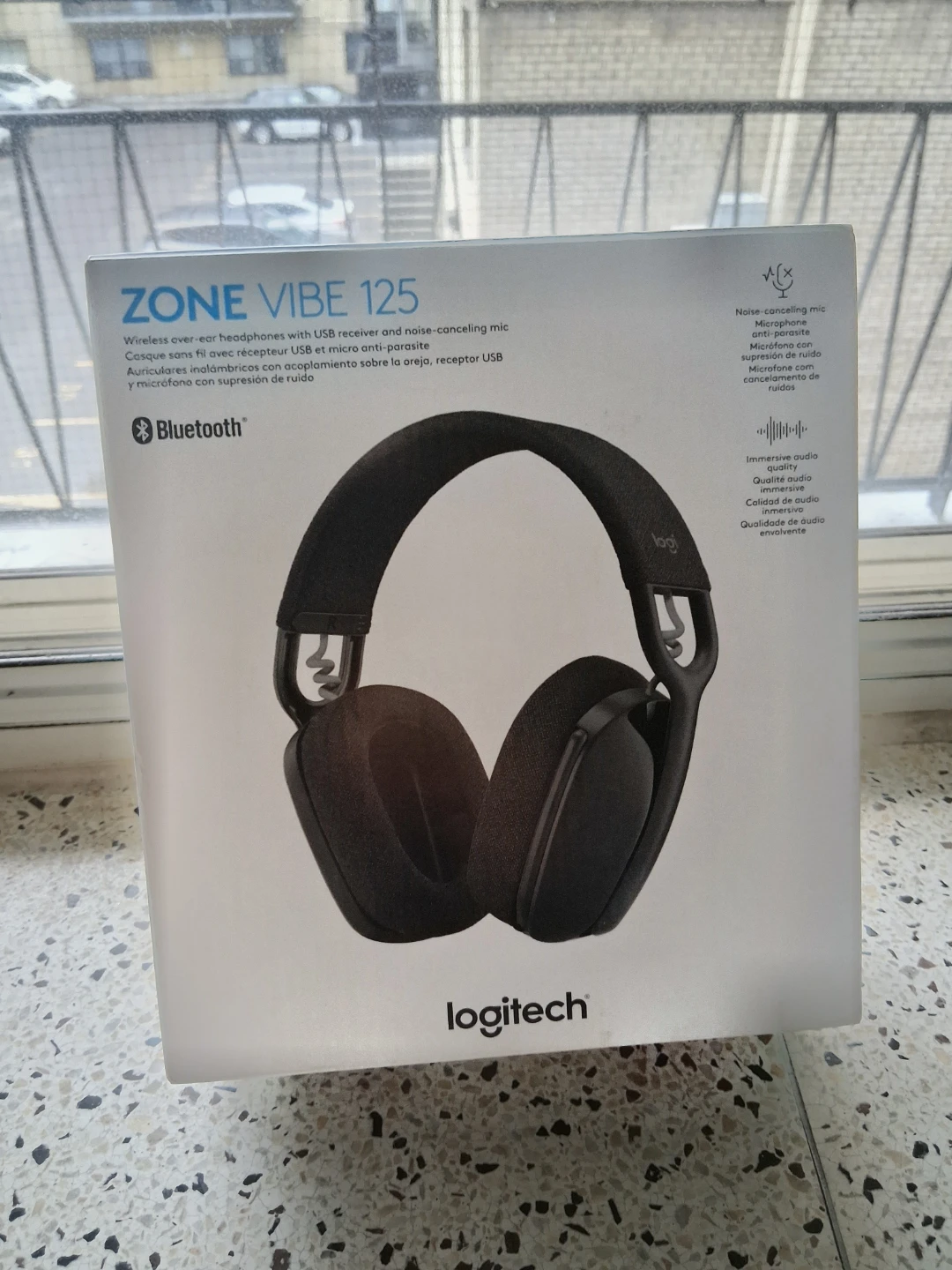Logitech Zone Vibe 125 Wireless Noise-Cancelling Headphones