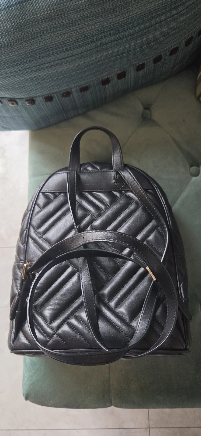 Michael Kors Black Quilted Leather Backpack - photo 3