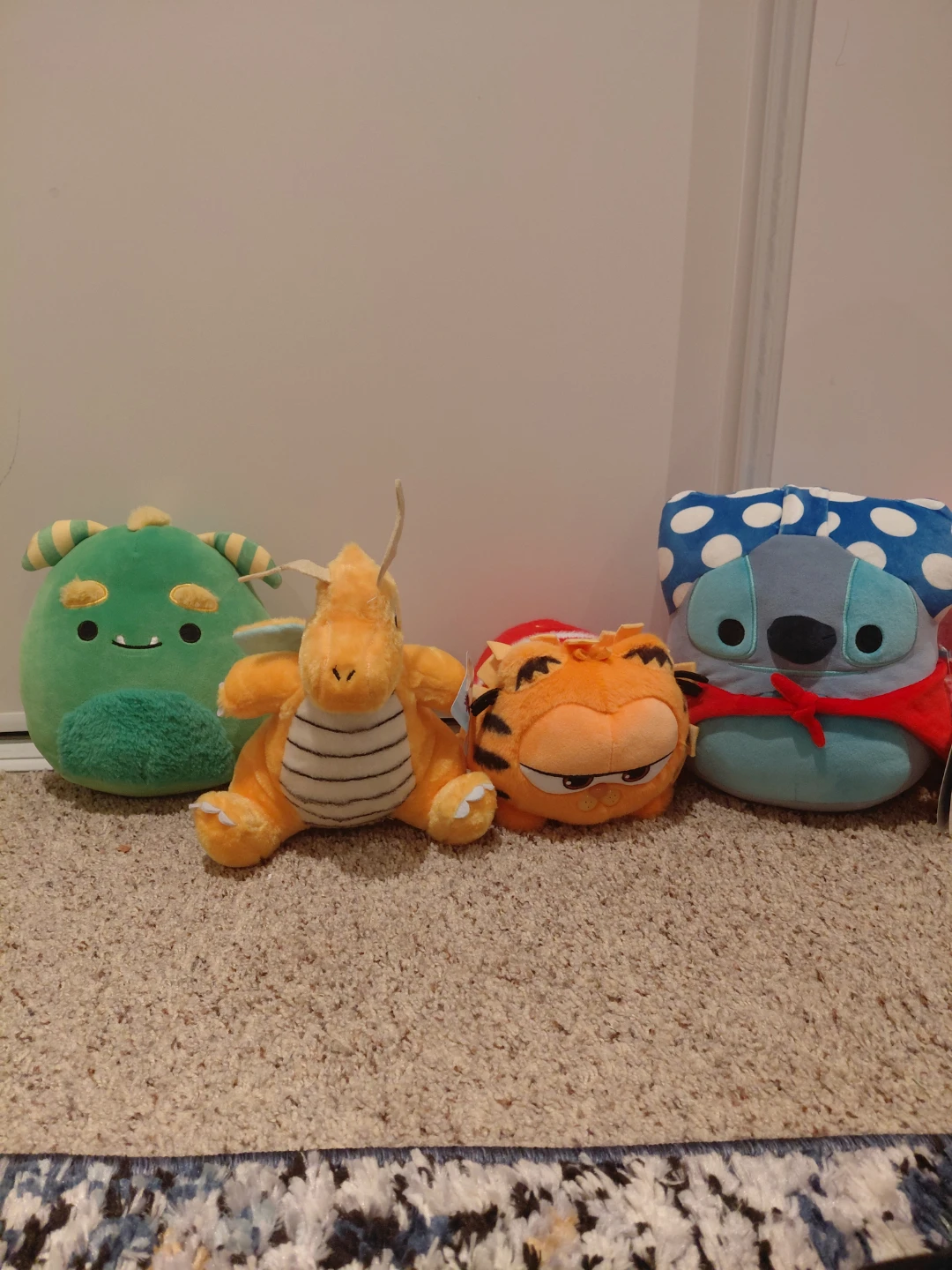 Assorted Plush Toys - Pokémon, Garfield, Stitch, Among Us