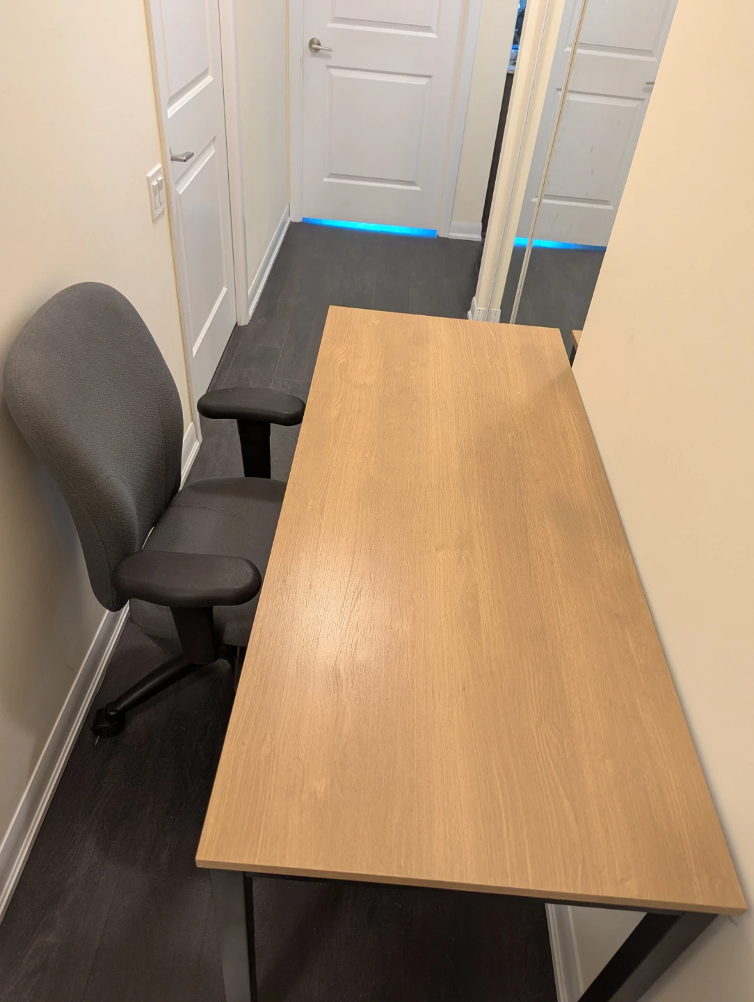 Desk and chair