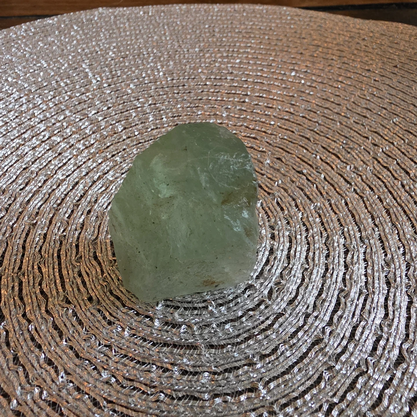 Raw Green Fluorite Crystal - photo 4