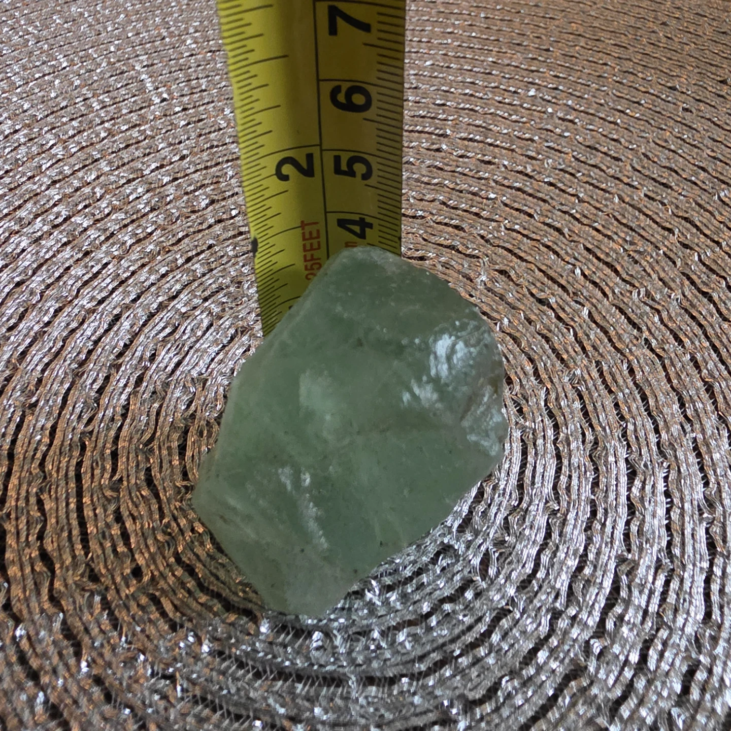 Raw Green Fluorite Crystal - photo 5