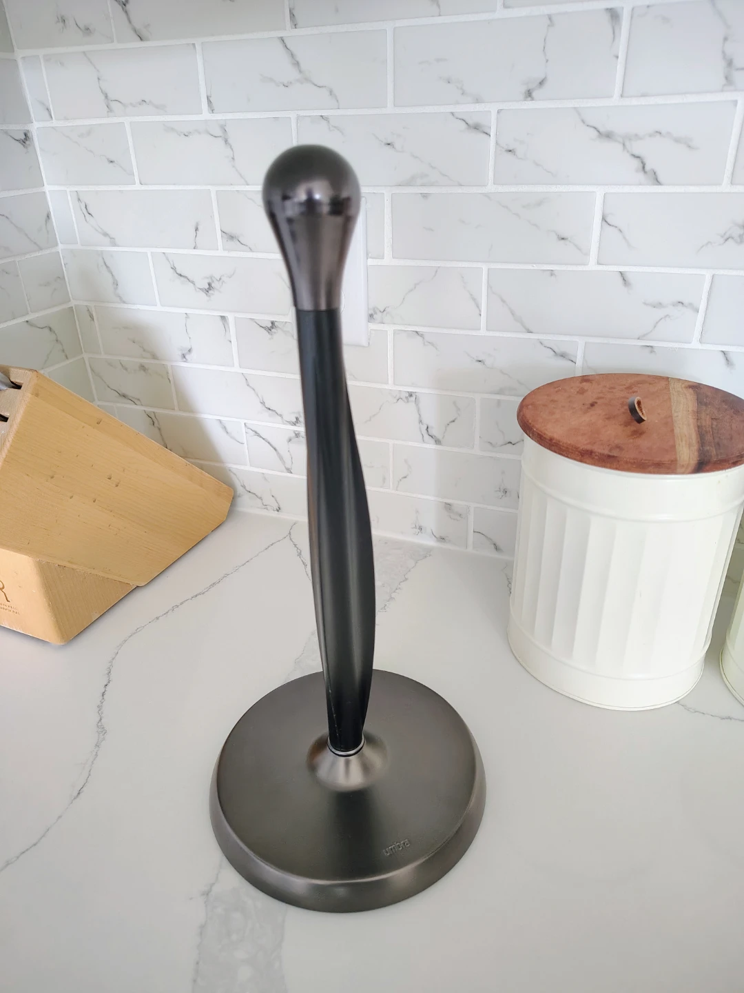 Umbra Paper Towel Holder - Gunmetal grey