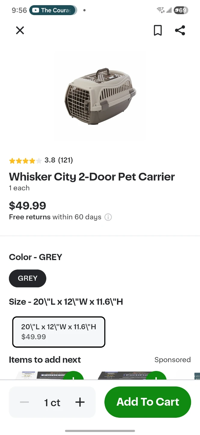 Whisker City 2-Door Pet Carrier - photo 3