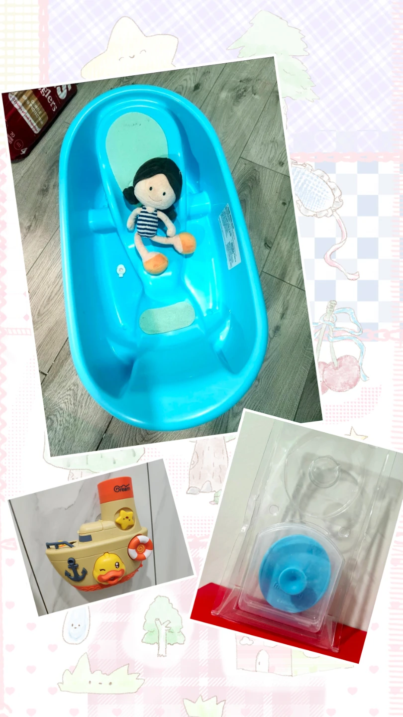 🛁 Baby Bath Bundle: Infant Tub + Frida Baby Skinsoother