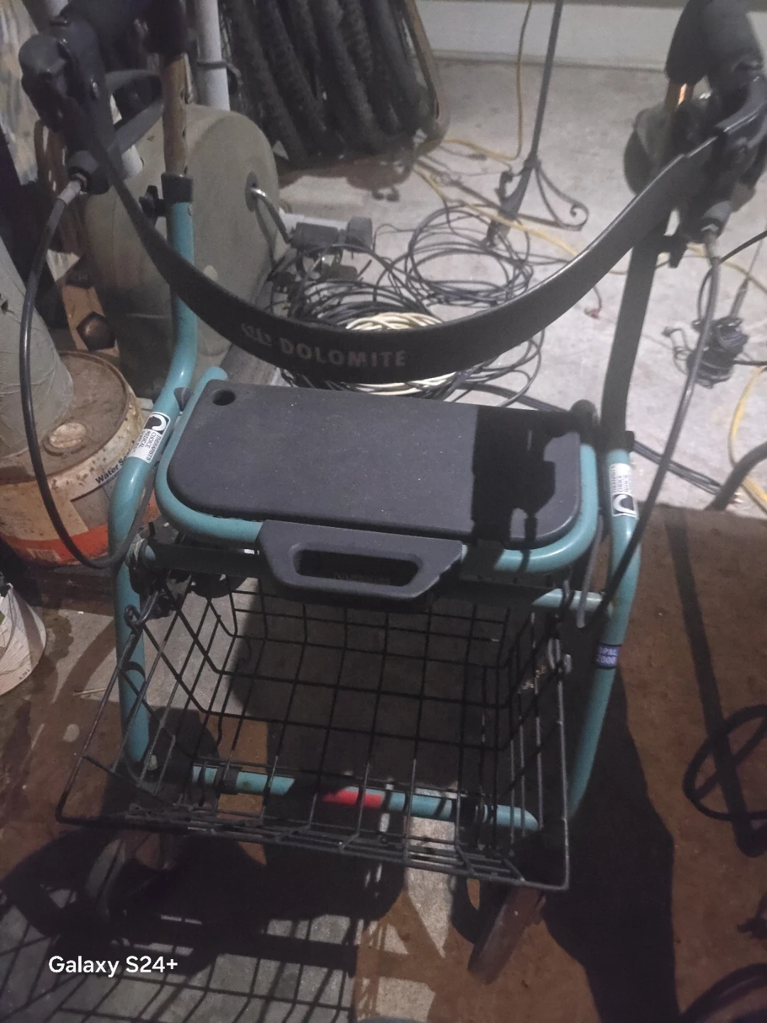 Dolomite Walker with Seat and Basket