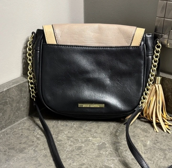 Steve Madden Black & Tan Crossbody Purse - photo 2
