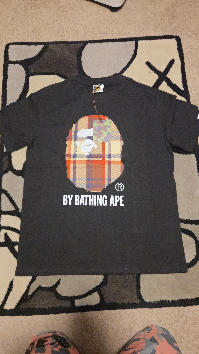 BAPE BY BATHING APE Charcoal Camo Print T-Shirt