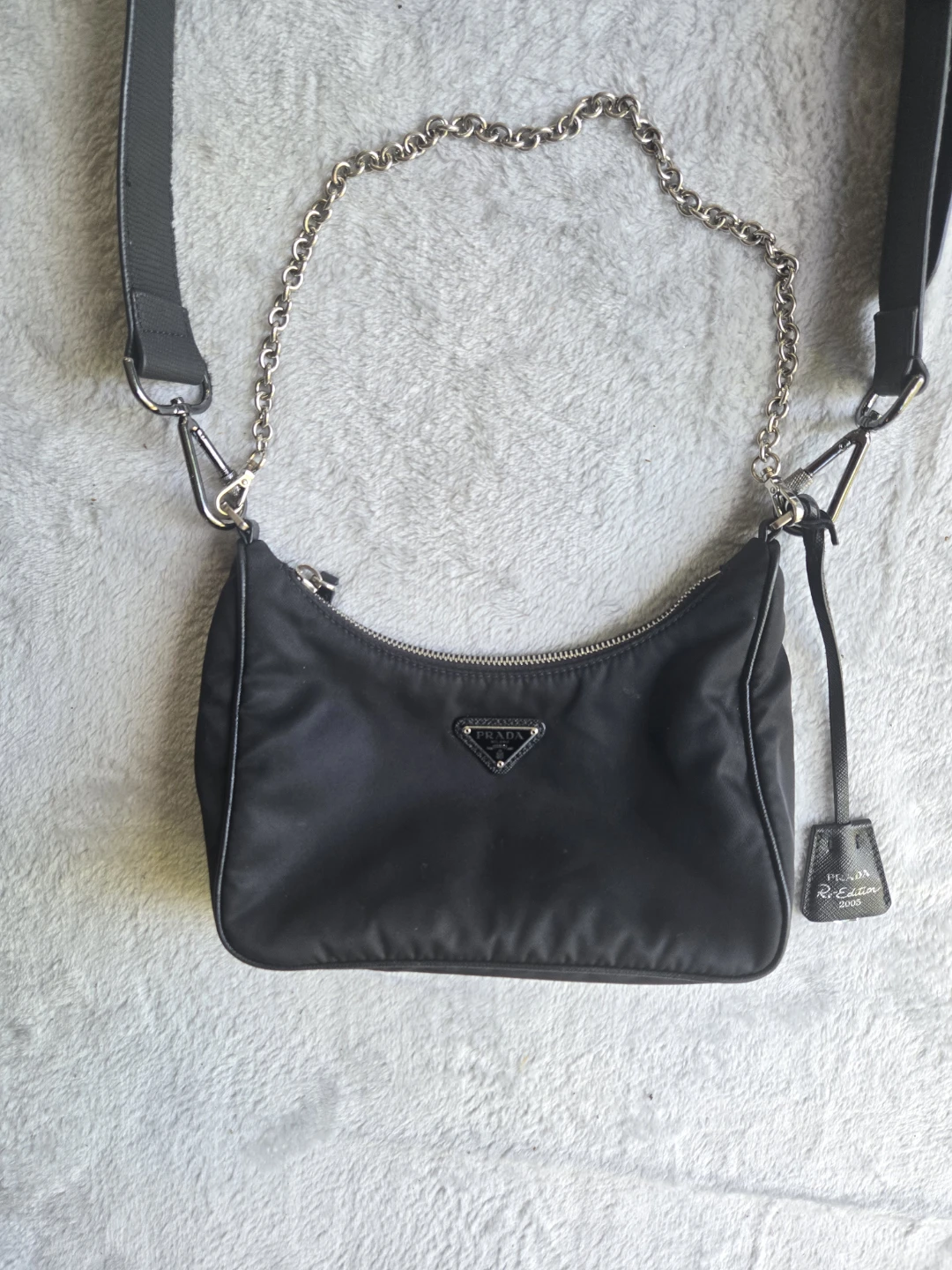 Prada Re-Edition 2005 Nylon Shoulder Bag - photo 2