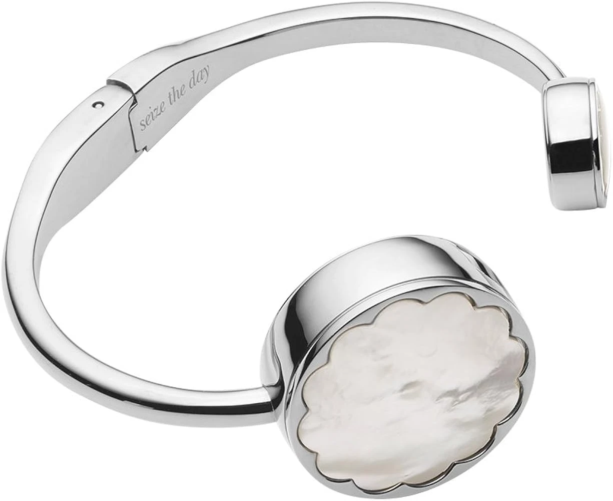 $168 Kate Spade New York Silver Mother-of-Pearl Bangle Bracelet - photo 3