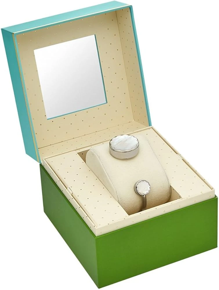 $168 Kate Spade New York Silver Mother-of-Pearl Bangle Bracelet