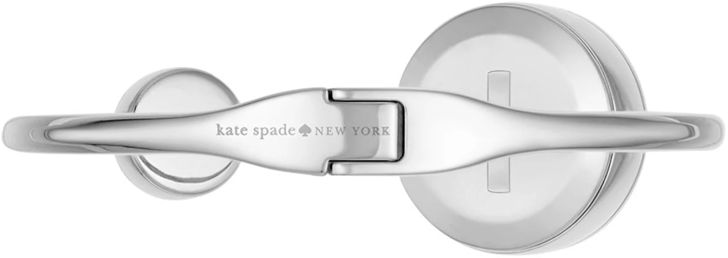 $168 Kate Spade New York Silver Mother-of-Pearl Bangle Bracelet - photo 4