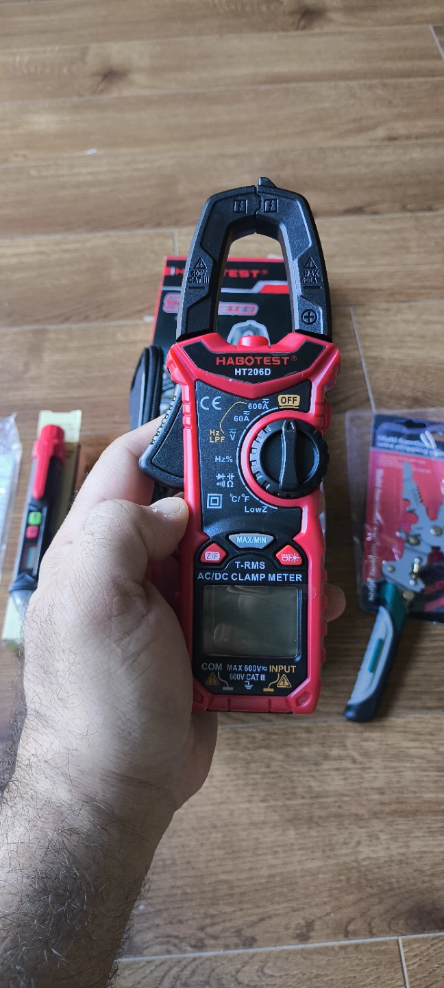 HABOTEST Digital Clamp Meter, Voltage Detector, and Wire S - photo 2