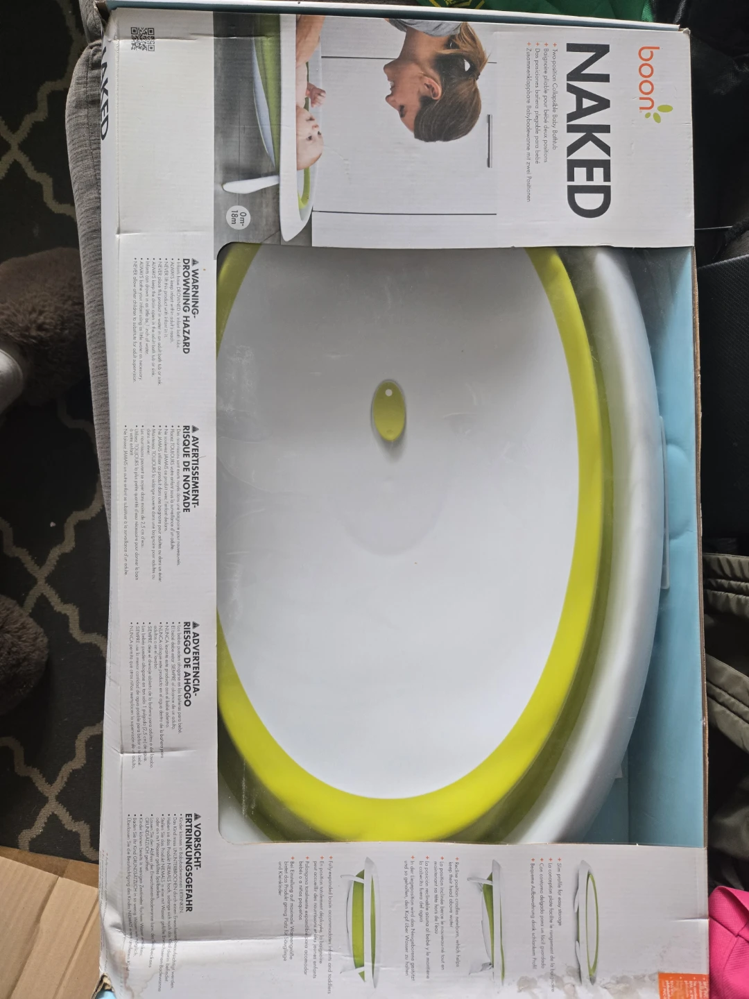 Boon Naked Collapsible Baby Bath Tub