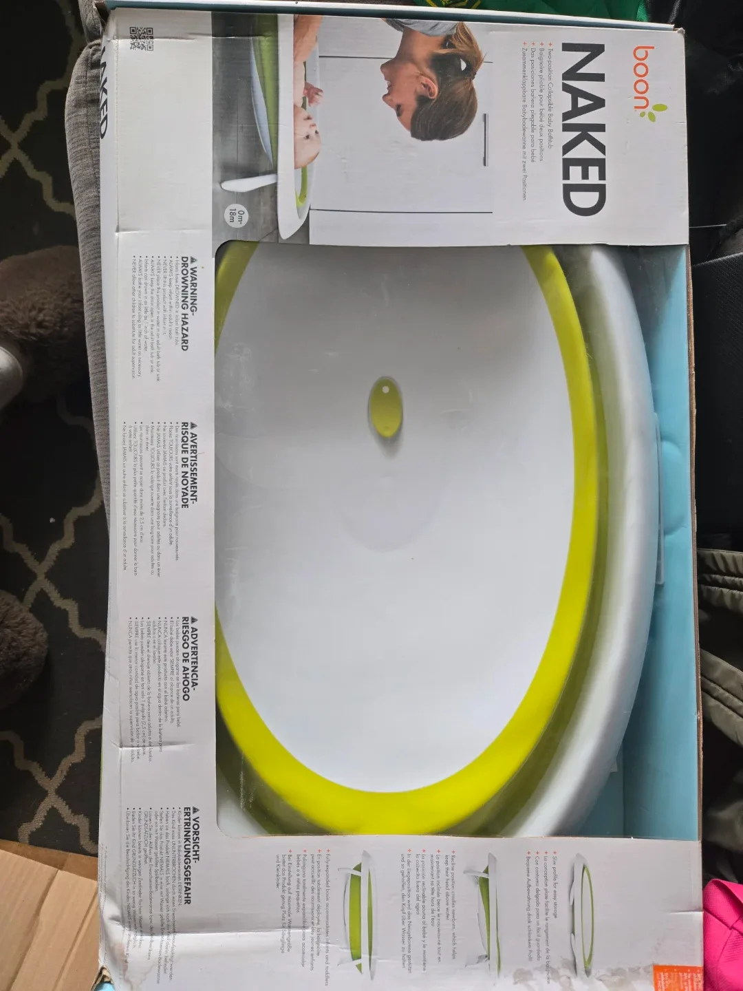 Boon Naked Collapsible Baby Bath Tub