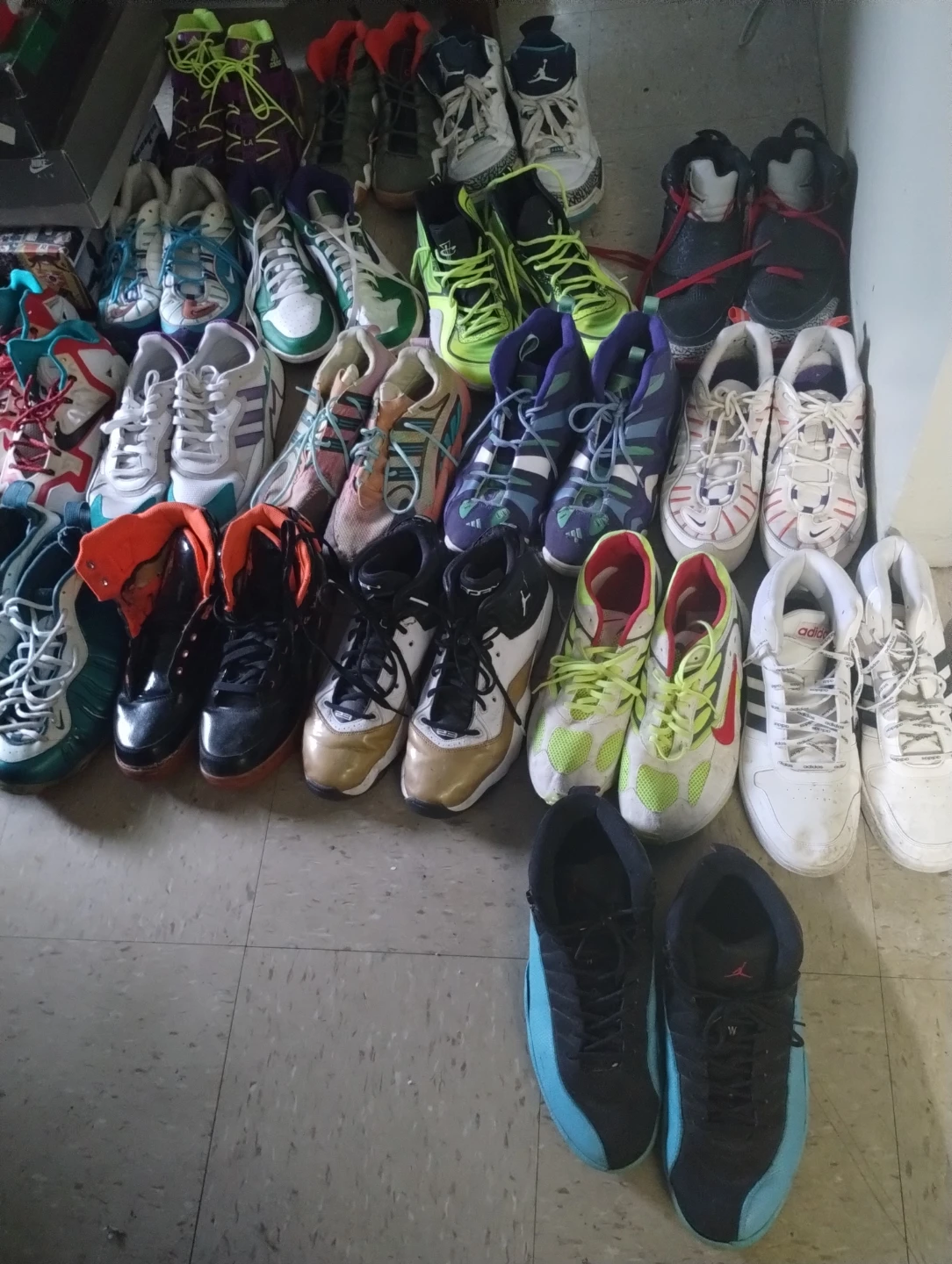 Assorted Nike and Jordan Athletic Shoes Bundle