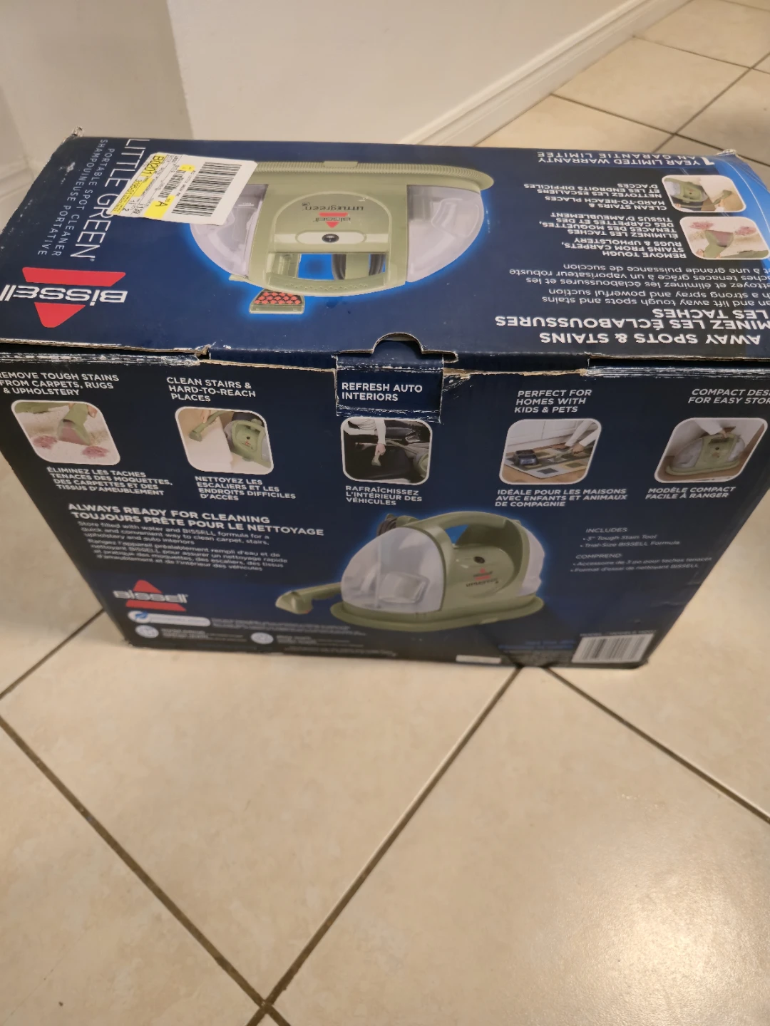 Bissell Little Green Portable Spot Cleaner - photo 2