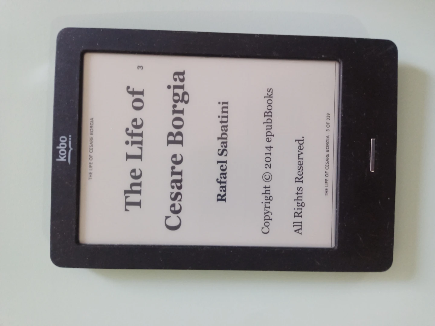Kobo touch eReader