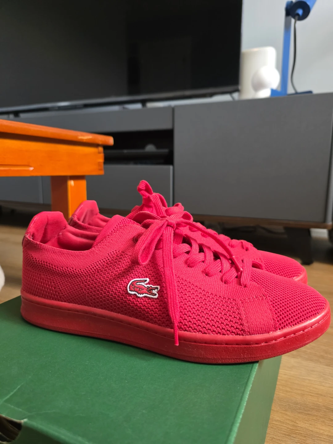 Lacoste Red Knit Sneakers - photo 2