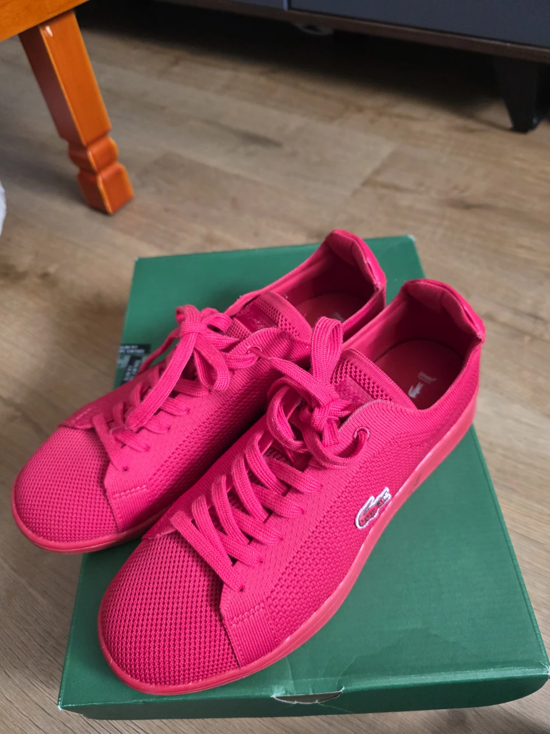 Lacoste Red Knit Sneakers - photo 4
