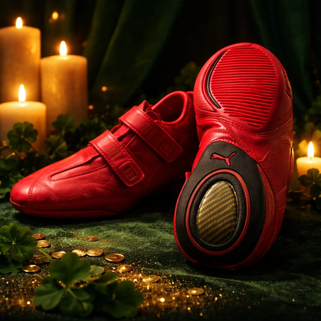 Puma x Ferrari SF Low Top Sneakers Red/Black Men's - photo 3