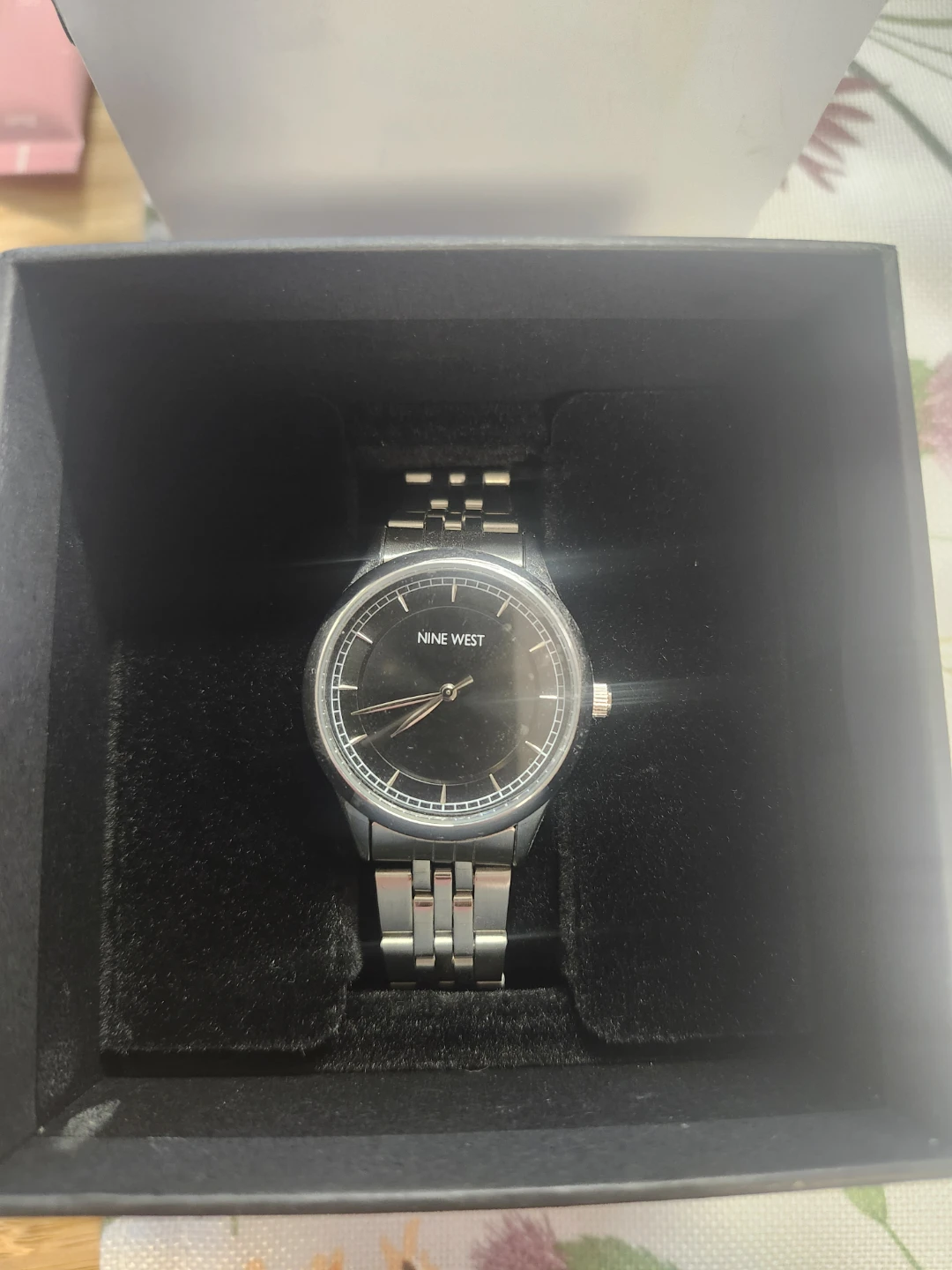 Nine West Women's Black Dial Watch