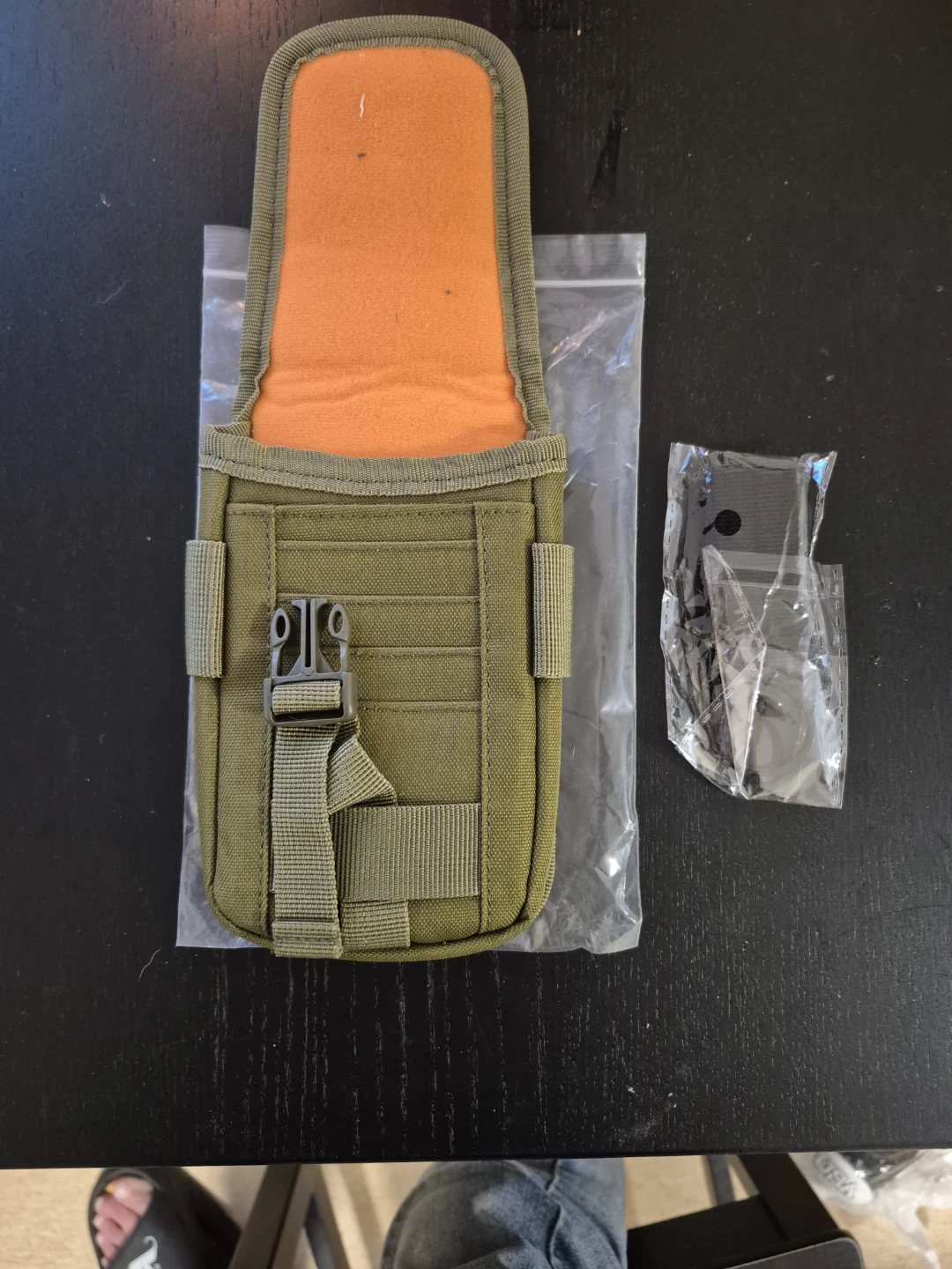 Olive Green phone case... with Molle Straps and Buckle - photo 2