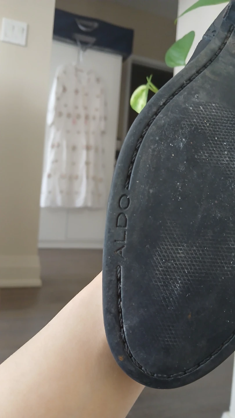 ALDO Black Leather Wingtip Chelsea Boots - photo 4