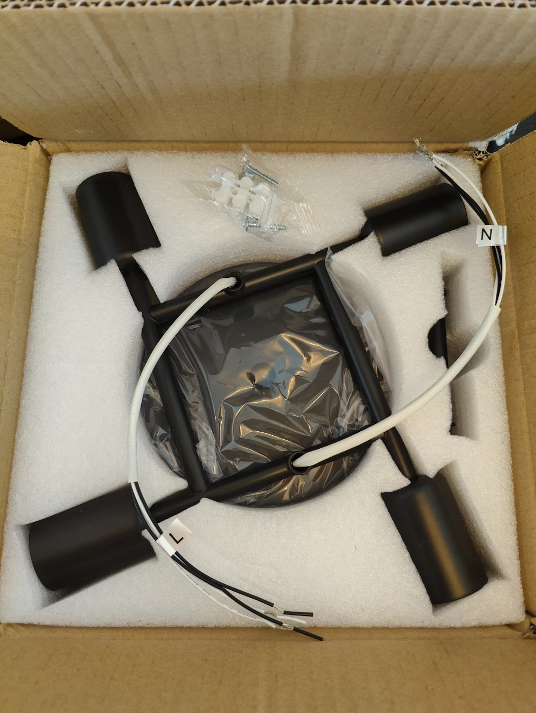 Black Chandelier Pendant Light Fixture bundle - photo 5