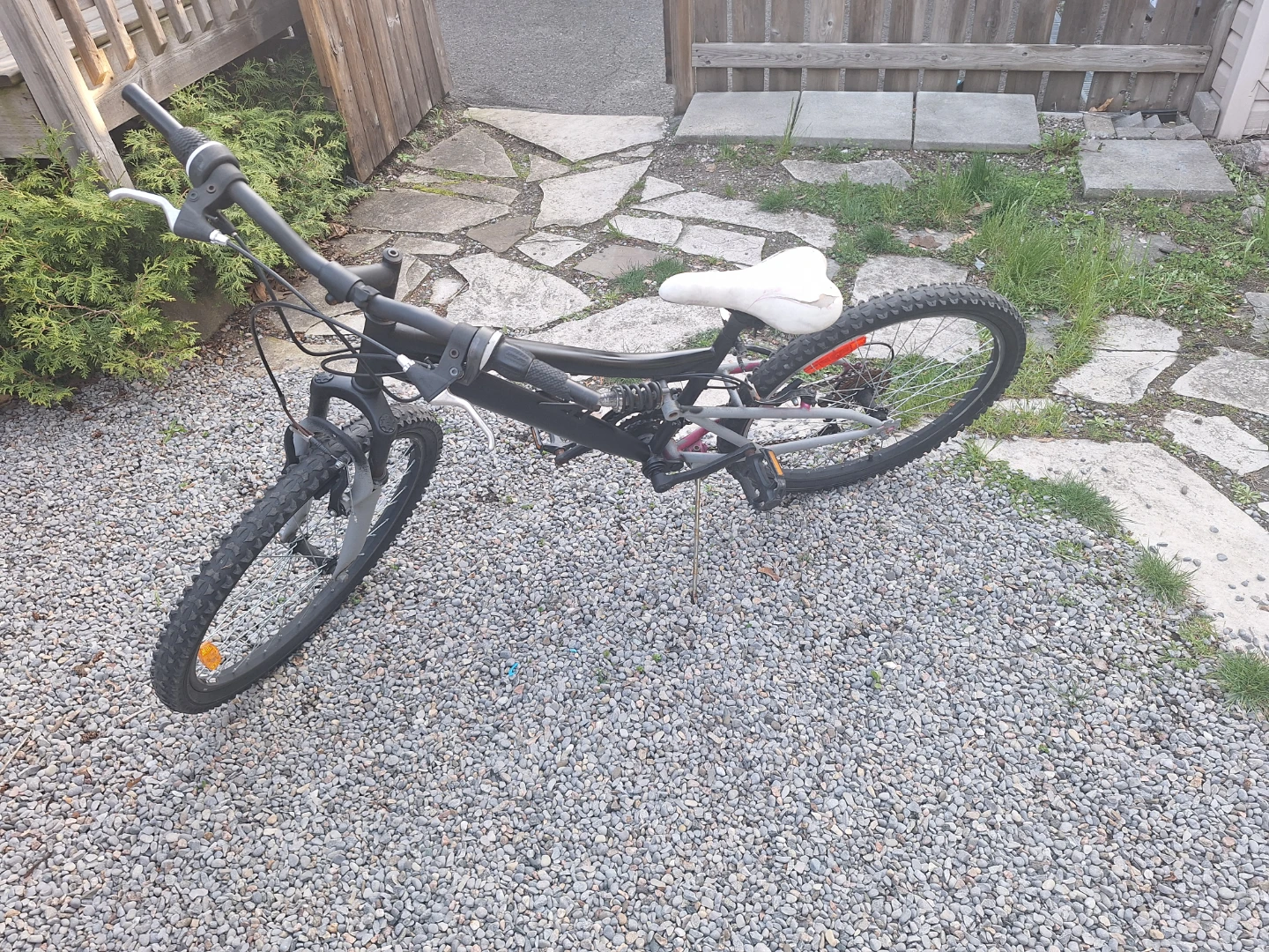 Black Full Suspension Mountain Bike - photo 2