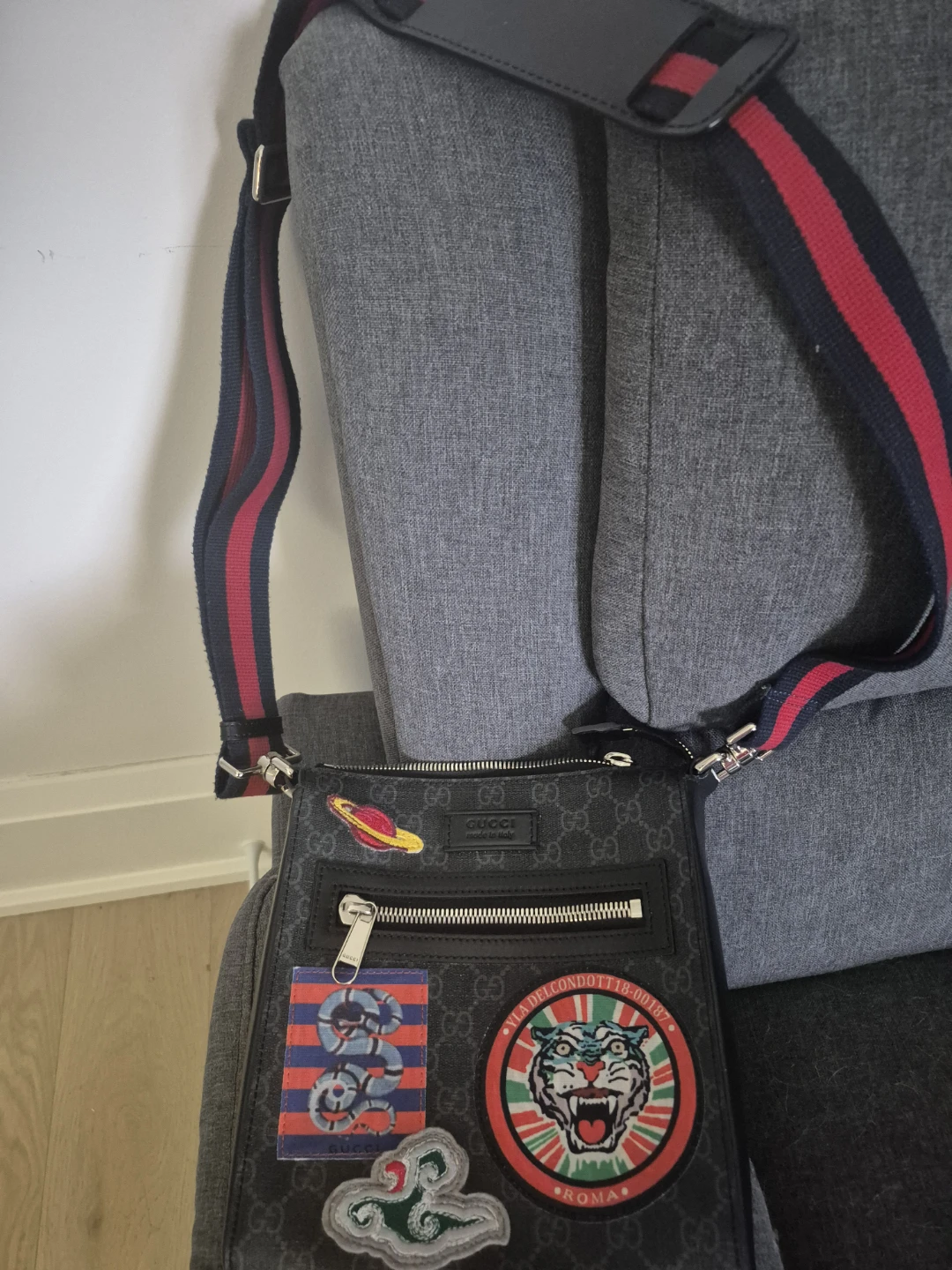 Gucci Messenger Bag with Patches