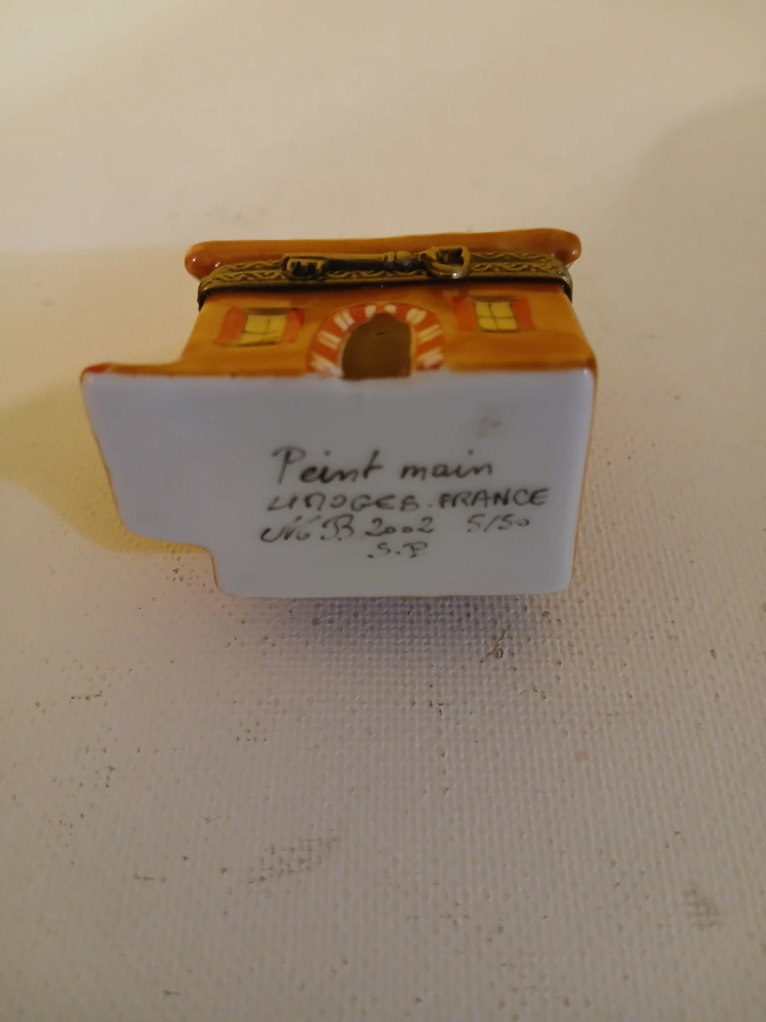 Peint Main Hinged Trinket Box - France 2002 - photo 2