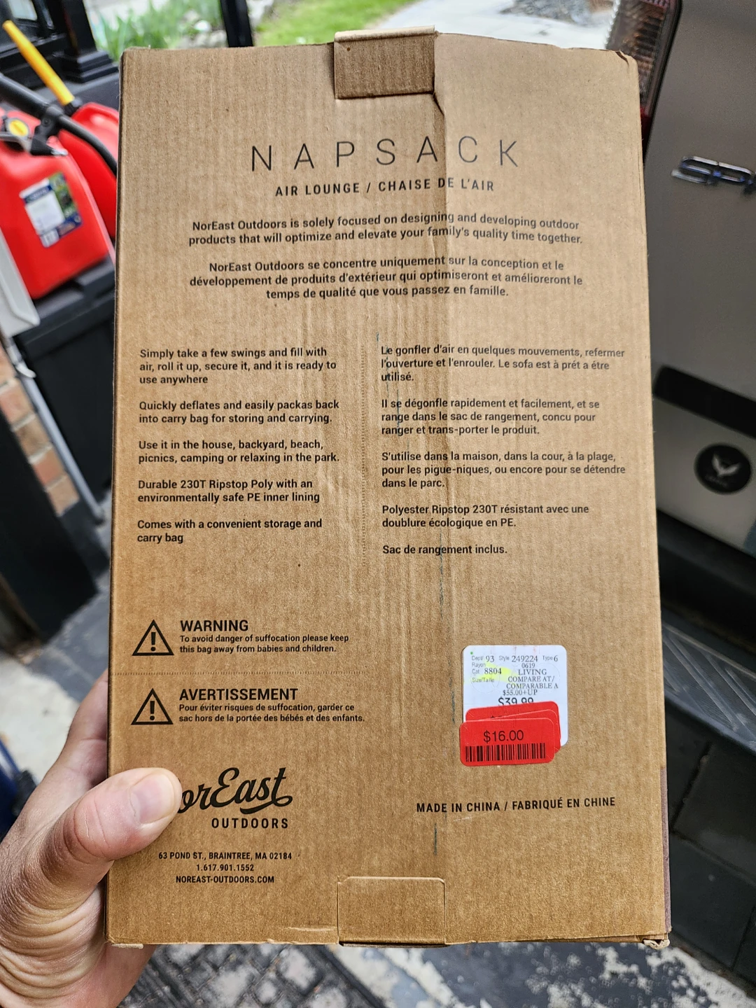 NorEast Outdoors Napsack Air Lounge - photo 3