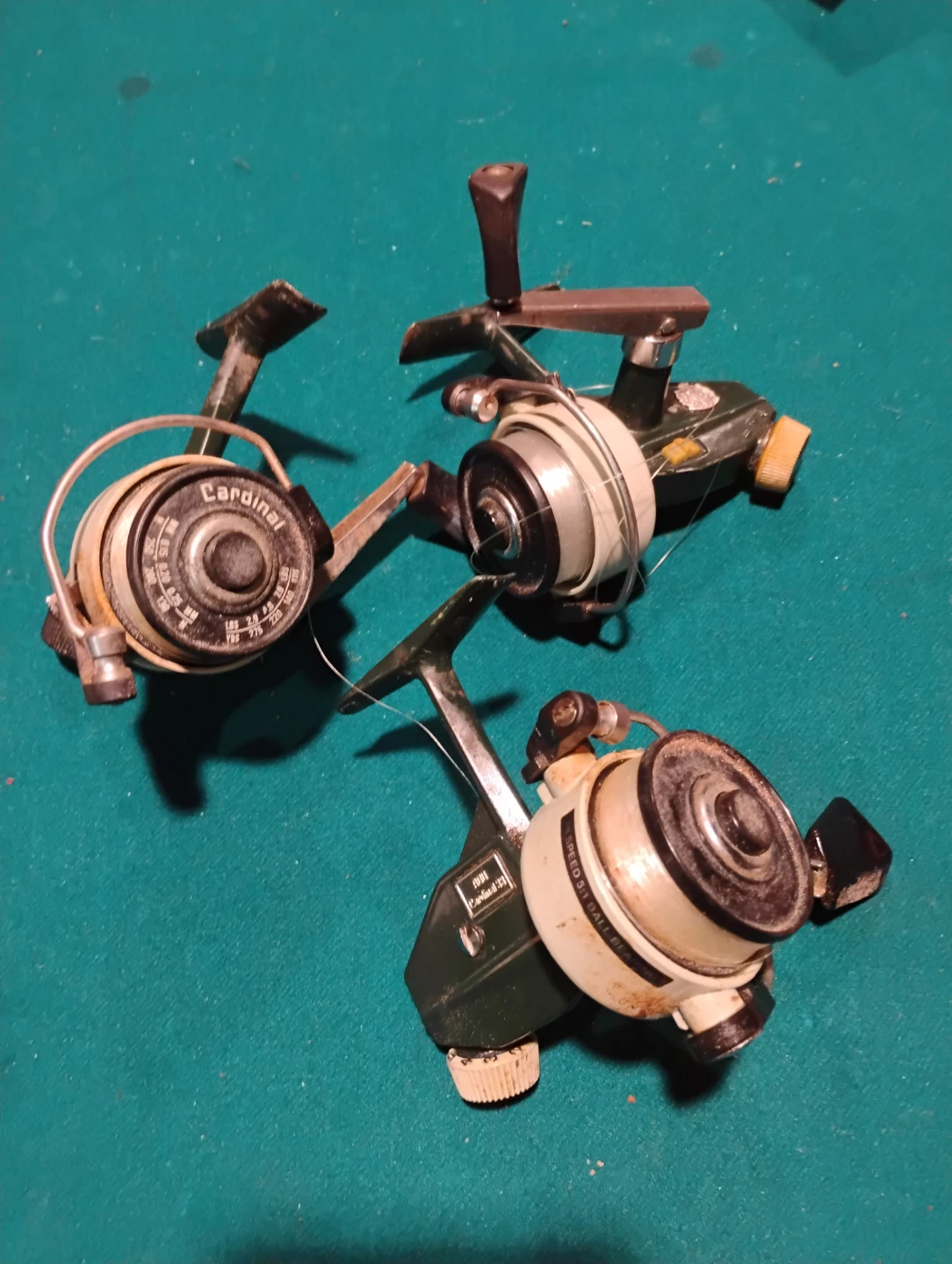Vintage fishing reels