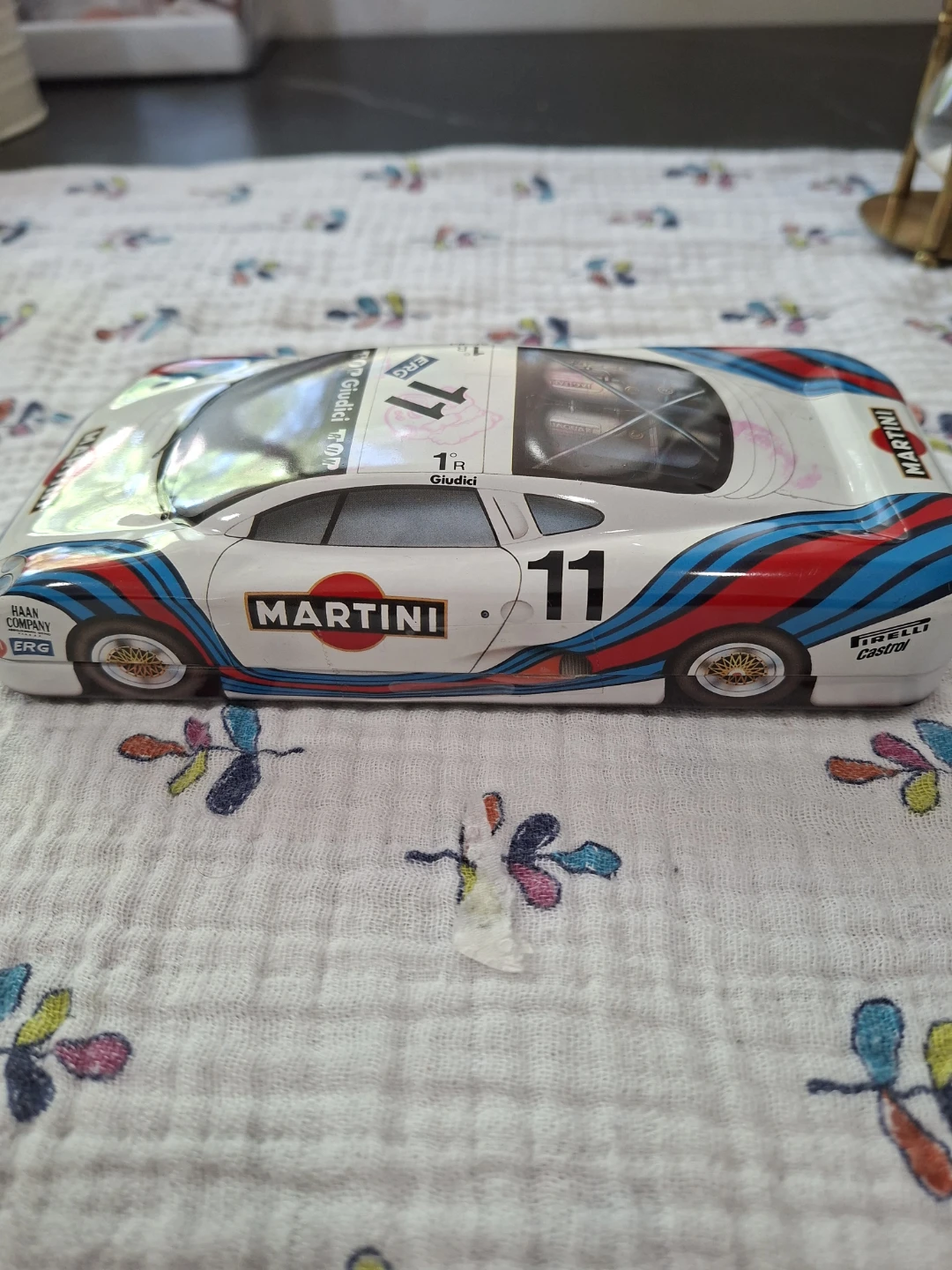 Martini Racing Jaguar XJ220 Tin Plate Pencil Case 1995