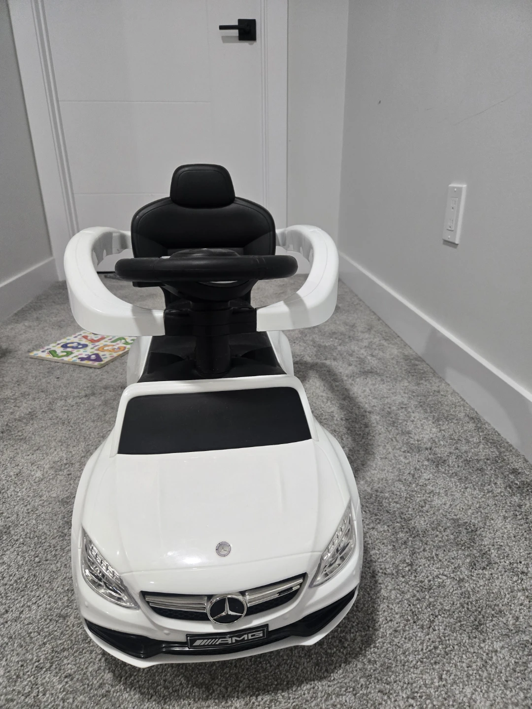 Kids Ride-On Mercedes-Benz AMG Push Car Toy White - photo 4