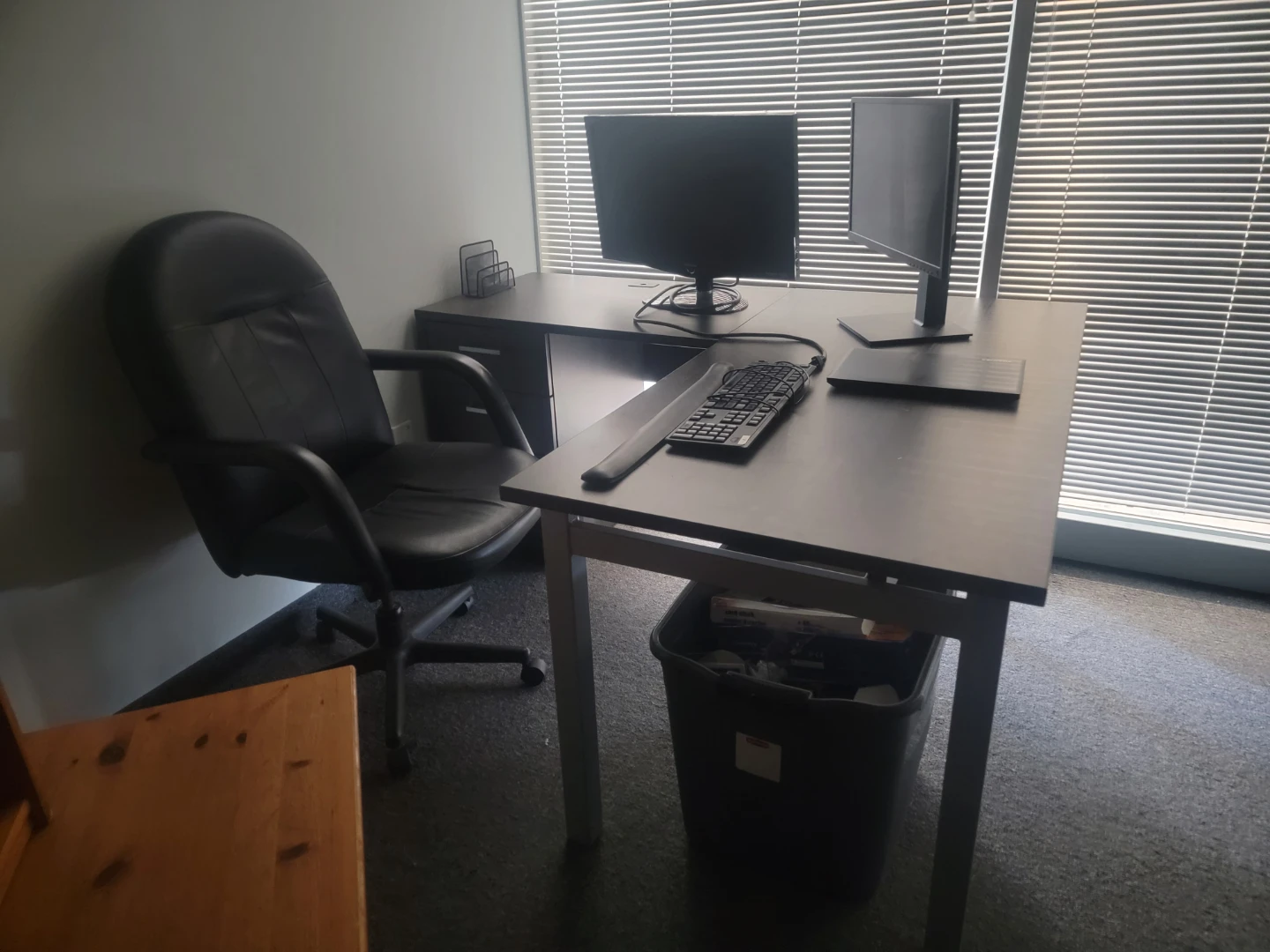 X2 Dark Grey L-Shaped Office Desk with Drawers - photo 3