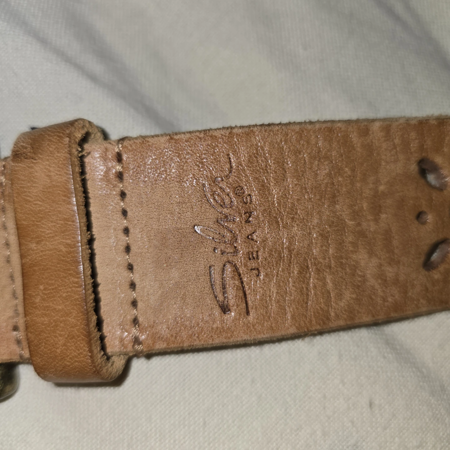 Silver Jeans Co. Women's Brown Leather Belt with Studs Size M - photo 2