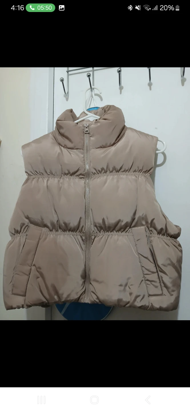 Puffer Jacket and Vest set  - Cream - M (10/11) - photo 2