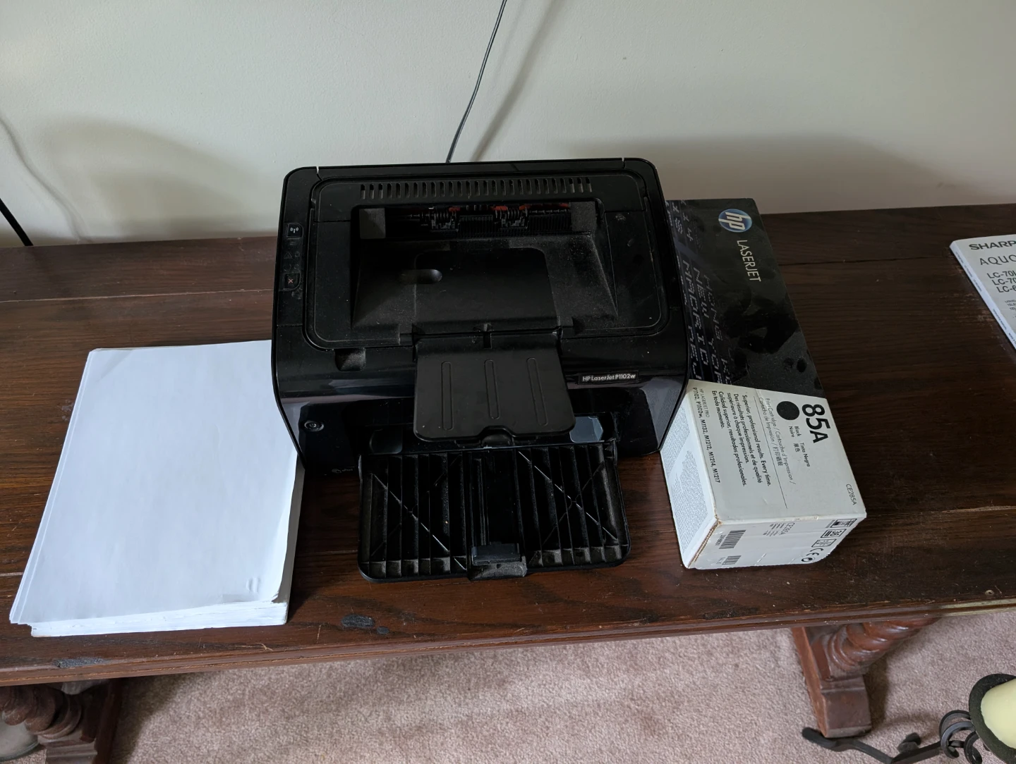 HP LaserJet Pro P1102w Printer with Toner - photo 2
