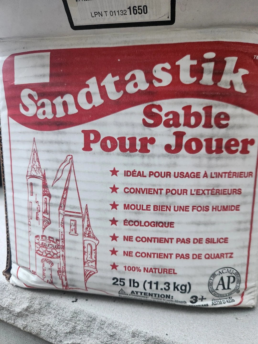 Sandtastik Play Sand 25 lb Bag