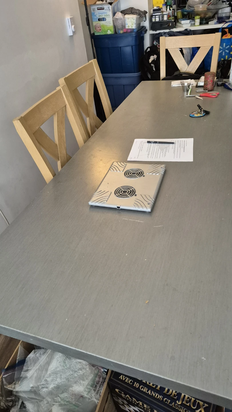 Grey Dining Table with 6 Chairs - photo 2